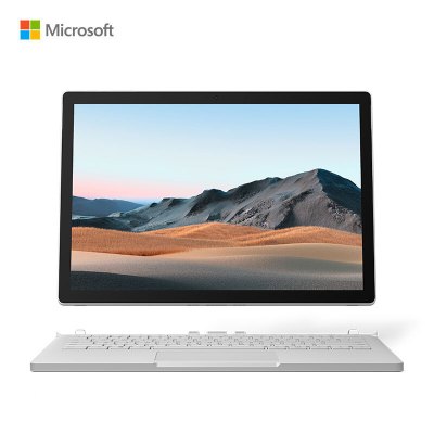 微软(Microsoft)Surface Book 3 商用笔记本 Win10专业版(i5 8G 256G 集成 13.5 亮铂金)单机