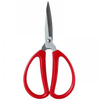 齐心(COMIX) 大手柄尖型 刀头剪刀办 公用不锈钢红色 大号 B2798