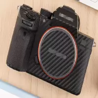 适用索尼a7m3贴膜 微单相机保护贴纸 机身皮贴配件(碳纤维)