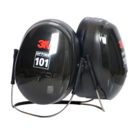 3M隔音耳罩H7B噪音耳罩 颈带式耳罩 31db可搭配降噪耳塞 黑色 1副装