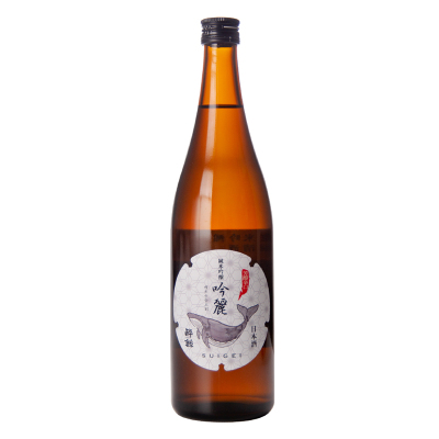 日本原装进口醉鲸吟丽纯米吟酿清酒720ml洋酒低度发酵酒