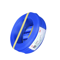 太阳 电线电缆 BVR2.5平方照明插座电线 多股铜芯硬国标电线 蓝色 100米/卷