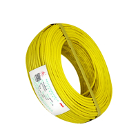 太阳 电线电缆 BVR1.5平方照明插座电线 多股铜芯硬国标电线 黄色 100米/卷