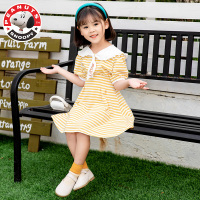 史努比(SNOOPY)女童连衣裙夏季2021新款儿童夏装小女孩韩版婴儿宽松娃娃裙L035Q