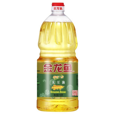 金龙鱼 精炼一级大豆油1.8L*2桶