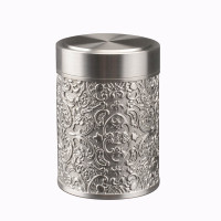 泰芝宝(THAISEBERG)泰国原装进口茶叶罐锡罐便携了旅行随身小号茶叶盒锡器 玲珑花罐TL101