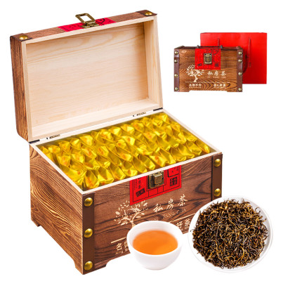 醉然香茶叶武夷山金骏眉特级红茶蜜香型黄金芽500g茶叶礼盒