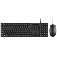 HY-1004 键鼠套装 (WB)有线键鼠套装 办公键盘鼠标套装 电脑键盘 笔记本键盘 黑色 单位:套