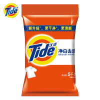 汰渍 Tide 净白去渍洗衣粉全面洁净 强力去油渍污渍 5KG/袋