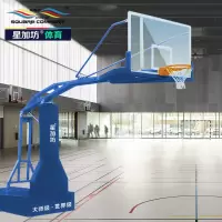 星加坊 篮球架 成人户外标准篮球架 移动篮球架 学校训练篮球架 电动液压篮球架