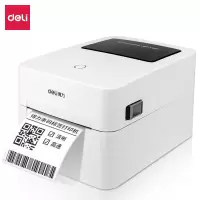得力(deli)DL-720C标签机/条码打印机 3寸热敏不干胶打印机 电子面单条码打印机 白色