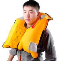 便携式自动充气套头救生衣成人儿童加厚大浮力背心专业钓鱼救援矶钓船用