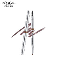 欧莱雅(LOREAL)眉笔大师三头塑形眉笔 深棕 0.3+0.25g