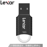 雷克沙（Lexar）V40 16G USB2.0 迷你U盘 经典黑色