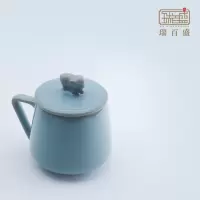 瑞百盛 汝窑[瑞兽系列]吉象杯一杯一盖