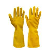 安赛瑞(SAFEWARE)乳胶手套（10双装）工业防水防油乳胶手套 加厚天然乳胶手套 劳保橡胶手套 L码 NZM