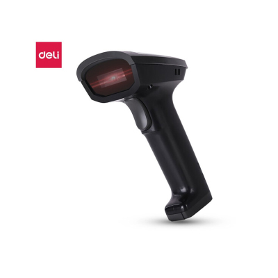 得力(deli) 条码扫描枪一维码 扫码枪 扫描器 超市/商场商品扫描 14882黑色(有线一维红光)