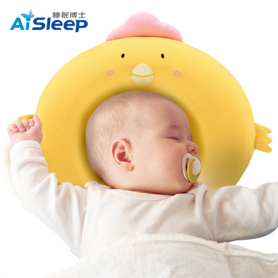 睡眠博士(AiSleep) 婴儿卡通定型头枕 儿童防偏头枕头 0-1岁儿枕芯