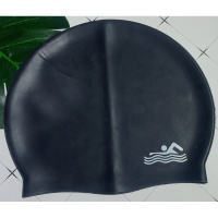 成人通用硅胶泳帽 纯色潜水游泳帽