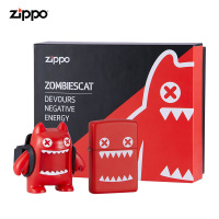 之宝(ZIPPO)打火机 魔鬼猫(套装)IP联名 ZCBEC-138 煤油防风火机