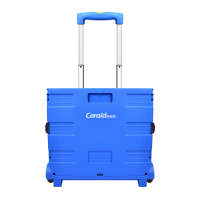 车管家 车载收纳箱收纳车折叠箱购物车后备箱工具行李箱收纳筐GJ-8038 蓝色