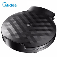 美的(Midea) JK26Simple101 电饼铛 家用双面加热 多功能煎饼锅薄饼机 小巧机身煎烤机