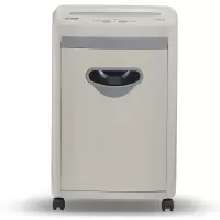 科密(Comet) 638碎纸机粉碎机 碎颗粒状 办公室家用 灰色16L