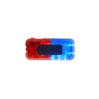 小耳朵定制LED红蓝警示肩灯(印字样/充电款)-36*78*26mm