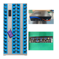 豫恒玖办公柜 60门人脸识别手机柜1800*990*300mm(含工控机)