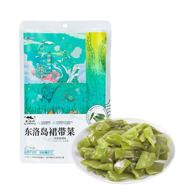 东洛岛 裙带菜香辣味180g/袋 海味开袋即食休闲零食办公室零食海带凉拌煲汤