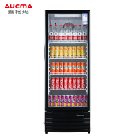澳柯玛(AUCMA) 展示柜SC-266NE 266升商用单门冷藏展示柜冰柜保鲜饮料柜啤酒柜循环风机制冷合金内胆一级能效