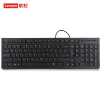 联想(lenovo)K5819 键盘 有线键盘 办公键盘 电脑键盘 笔记本键盘 黑色