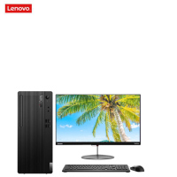 联想(Lenovo)ThinkCentre E77 办公台式电脑+21.5寸(I3-10100 8G 1T win10)