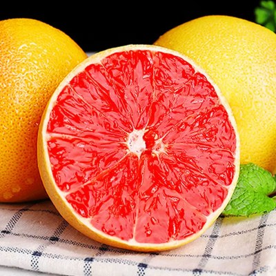 [西沛生鲜]埃及西柚 红心柚 4枚装 小果 单果250-300g 新鲜柚子水果 蜜柚西沛
