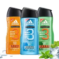 阿迪达斯 Adidas 男士香波沐浴露组合（按摩舒爽250ml+源动激活250ml+运动后舒缓250ml）