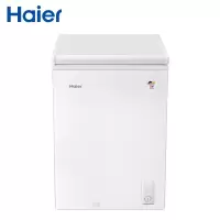 海尔 Haier 100升卧式家用小冰柜能效单温冷藏冷冻转换冷柜