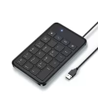 塔菲克(TAFIQ)数字键盘笔记本电脑外接有线密码输入器台式手提小型迷你便携超薄usb黑色[USB有线]数字键盘