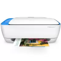 惠普 DJ3638 彩色家用喷墨打印机作业打印机(无线打印 复印 扫描) (ZX)