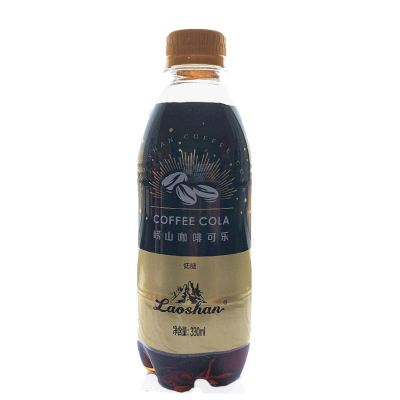 崂山咖啡可乐瓶装 低糖 330ml*12瓶/包