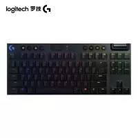 罗技(G)G913 TKL 机械键盘 无线蓝牙双模 RGB背光 矮轴 87键 无数字键盘 便携紧凑 GL C轴(类青轴)