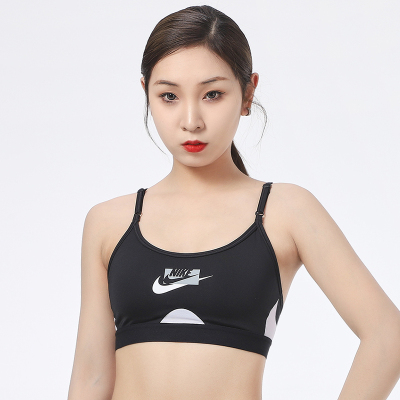 Nike耐克背心女2021秋新款运动内衣训练紧身胸衣健身衣DB9989-010