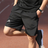 Adidas阿迪达斯短裤男裤2021夏季新款休闲运动裤跑步五分裤H35940