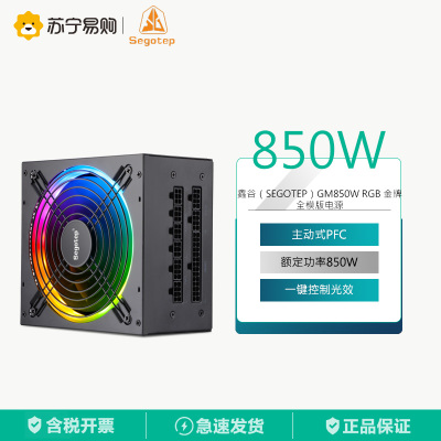 鑫谷(Segotep)GM850W RGB 金牌全模版电源