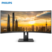飞利浦(Philips) 342B1C 34英寸 2K高清曲面显示屏 爱眼电脑不闪屏 内置音箱 升降支架 (ZX)