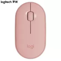 罗技(Logitech)Pebble鹅卵石 鼠标 无线蓝牙鼠标 办公鼠标 女性鼠标 便携鼠标 对称鼠标 玫瑰粉