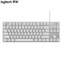 罗技(Logitech)K835机械键盘 有线键盘 游戏办公键盘 84键 白色 TTC轴 青轴