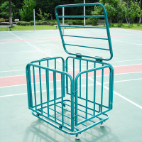 鑫亿康篮球足球推车球车折叠式可拆卸球框带轮子滑动