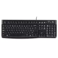 罗技(Logitech) K120 键盘/有线键盘/办公键盘/笔记本有线键盘 黑色