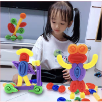 新绿天章 幼儿园早教软体积木桌面益智力拼插拼装玩具 可定制