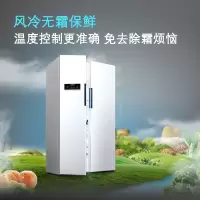 西门子 610升 变频风冷无霜冰箱双开门对开门冰箱BCD-610W(KA92NV02TI)银色